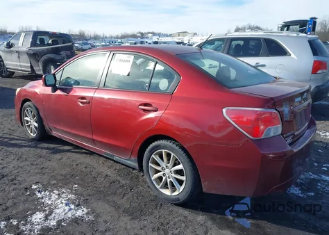 2012 Subaru Impreza 2.0I Premium z USA, uszkodzony, nr VIN JF1GJAC62CH030968